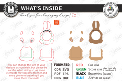 My First Easter Photo Frame Laser Cut | Baby Photo Frame SVG Product Image 3