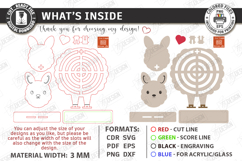 Yarn Wrapped Animal Craft Laser Cut | Shelf Sitter | CNC Product Image 3