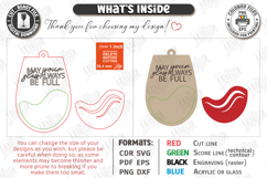 Wine Bottle Tag Laser Cut |Hanging Card Tag| Fun Quotes SVG Product Image 3