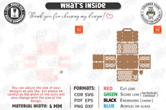 Cleaning Caddy Organizer Laser Cut | Wooden Storage Box SVG Product Image 2