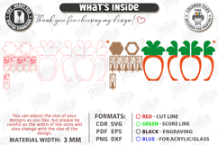 Easter Lanterns Bundle | Bunny and Carrots | 3D Night Light Product Image 7