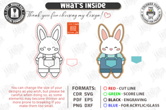 Paintable Easter Characters Laser Cut | Kids Easter DIY |CNC Product Image 3