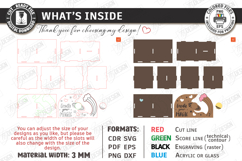 Desk Organizer Laser Cut | Kids Pencil Holder Designs | CNC Product Image 3