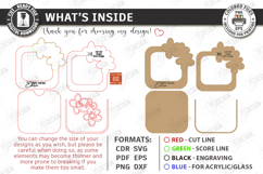 Mother's Day Mini Photo Frame Laser Cut Bundle | Gift Idea Product Image 12