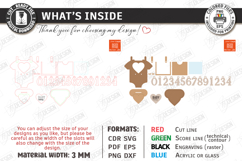 Pregnancy Countdown Frame Laser Cut |Baby Milestone Calendar Product Image 3