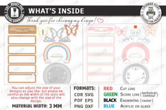 Kids Night Light Laser Cut Bundle| 3D Bedroom Table Lamp SVG Product Image 12