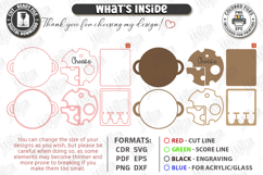 Cheese Board Laser Cut Bundle | Serving Tray | Serving Board Product Image 17