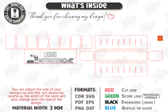 Drink Packet Organizer Laser Cut | Storage Box | Kitchen SVG Product Image 3