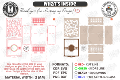 Flowers and Chocolate Boxes Laser Cut Bundle. Mother's Day Product Image 17