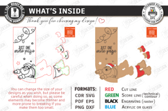 Funny Bookmark Laser Cut | Page Marker | Engraved | Santa Product Image 3
