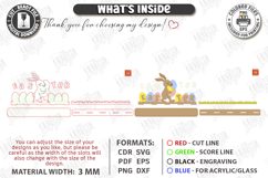 Easter Bunny Shelf Sitter Laser Cut Bundle | Layered Easter Product Image 17