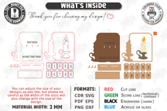 Books Read Tracker Laser Cut | Home Library | Bookish Decor Product Image 3