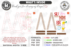 Mini Decorative Ladder Shelf Laser Cut | Easter Tiered Tray Product Image 3