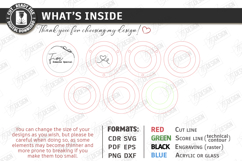 Bracelet Gift Box Laser Cut |Bracelet Holders| Romantic SVG Product Image 3