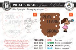 Nursery Wall Decor Laser Cut Bundle | Wooden Kids Room Sign Product Image 12