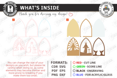 Easter Night Light Laser Cut Bundle| Religious LED Light SVG Product Image 7