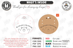 Pregnancy Test Reveal Disc Laser Cut Bundle| Baby Reveal SVG Product Image 12