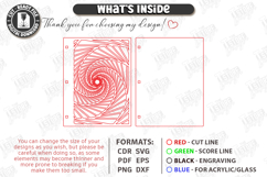 Notebook Cover Laser Cut | Floral and Geometric Planner SVG Product Image 3