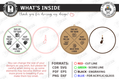 Dad Chore Wheel Laser Cut Bundle | Chore and Beer Reward Product Image 2