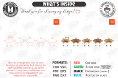 Family Name Keychains Laser Cut Kit | Puzzle Keychain SVG Product Image 2