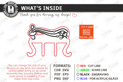 Music Page Clip Laser Cut | Music Note Page Holder SVG | CNC Product Image 3