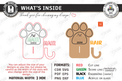 Pet Hair Roller Holder Laser Cut | Pet Accessory Organizer Product Image 3