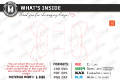 Flowers Basket Laser Cut | Bouquet Holder | Gift Basket SVG Product Image 3