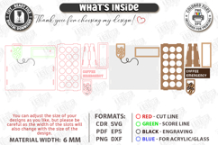 Coffee Pod Holder Laser Cut | Wall Coffee Capsule Holder SVG Product Image 2