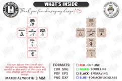 Decision Making Dice Laser Cut Bundle | Food and Activity Product Image 7