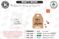 Valentine’s Day Bracelet Card Laser Cut|Slap Bracelet Holder Product Image 3