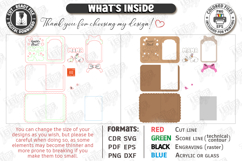 Mother's Day Personalized Photo Frames Laser Cut Bundle SVG Product Image 12