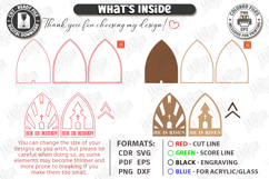 Easter Night Light Laser Cut Bundle| Religious LED Light SVG Product Image 7