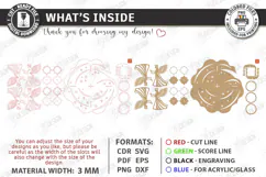 Christmas Candle Centerpiece Laser Cut | 3D Candle Holders Product Image 3