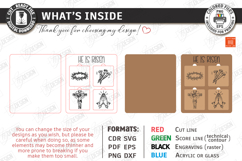 Religious Easter Puzzles Laser Cut Bundle | He Is Risen SVG Product Image 12