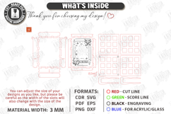 Whiskey Stones Storage Box Bundle | Whiskey Accessories SVG Product Image 7