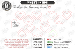 Wedding Ring Boxes Laser Cut Bundle|Wedding Supplies SVG|CNC Product Image 12