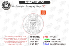 Sarcastic Coasters with Stand Laser Cut | Funny Designs SVG Product Image 3