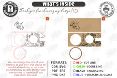 Whiskey and Cigar Holder Laser Cut Bundle | Serving Tray SVG Product Image 3