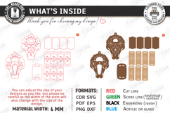 Fairy House Laser Cut| Garden Lantern |Hanging Candle Holder Product Image 2