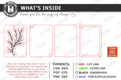 Needle Holder Laser Cut | Sewing Organizer | Laser Engraved Product Image 3