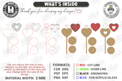 Love Table Stands Laser Cut Bundle | Valentines Table Decor Product Image 7