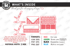 Business Card Holder Laser Cut |Office Accessory| Card Stand Product Image 3