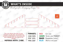 Memory Shelf Photo Holder Laser Cut | Photo Display Stand Product Image 3