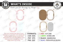 Felt Notes and Photo Organizer Laser Cut | House Wall Board Product Image 3