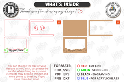 My First Easter Photo Frames Laser Cut Bundle | Happy Easter Product Image 2