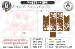 Wine Bottle Gift Boxes Laser Cut Bundle | Wine Bottle Holder Product Image 12