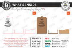 Wine Bottle Tags Laser Cut Bundle | Wine Accessories SVG Product Image 6