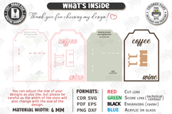 Mug and Glass Holders Laser Cut Bundle | Wall Decor SVG |CNC Product Image 2