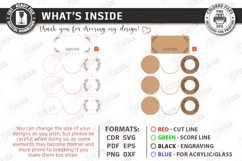 Personalized Family Wall Signs Laser Cut | Wall Decor | CNC Product Image 6