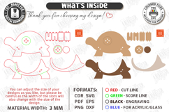 Animal Tape Dispenser Laser Cut Bundle | Desktop Tape Holder Product Image 12